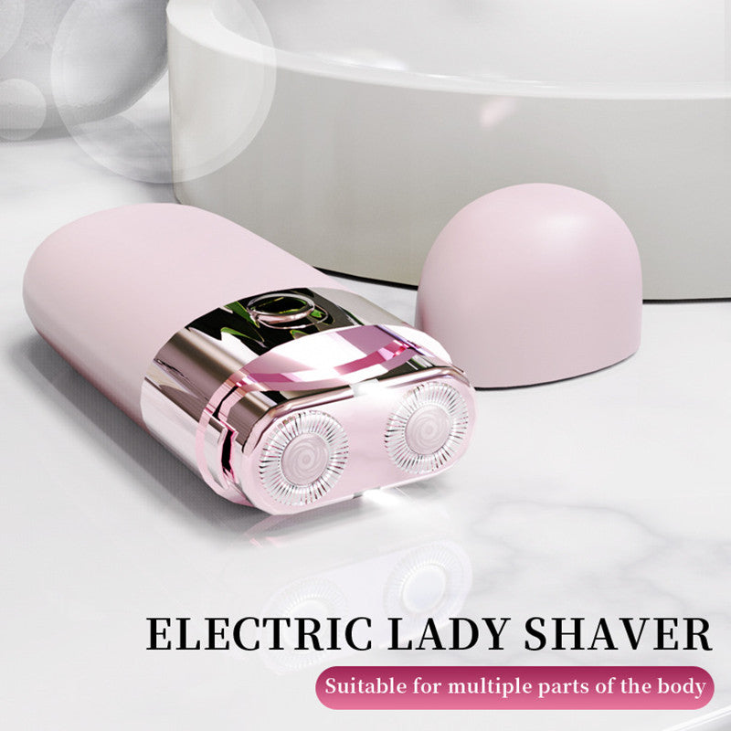 Women's Shaver Electric USB Charging Double Knife